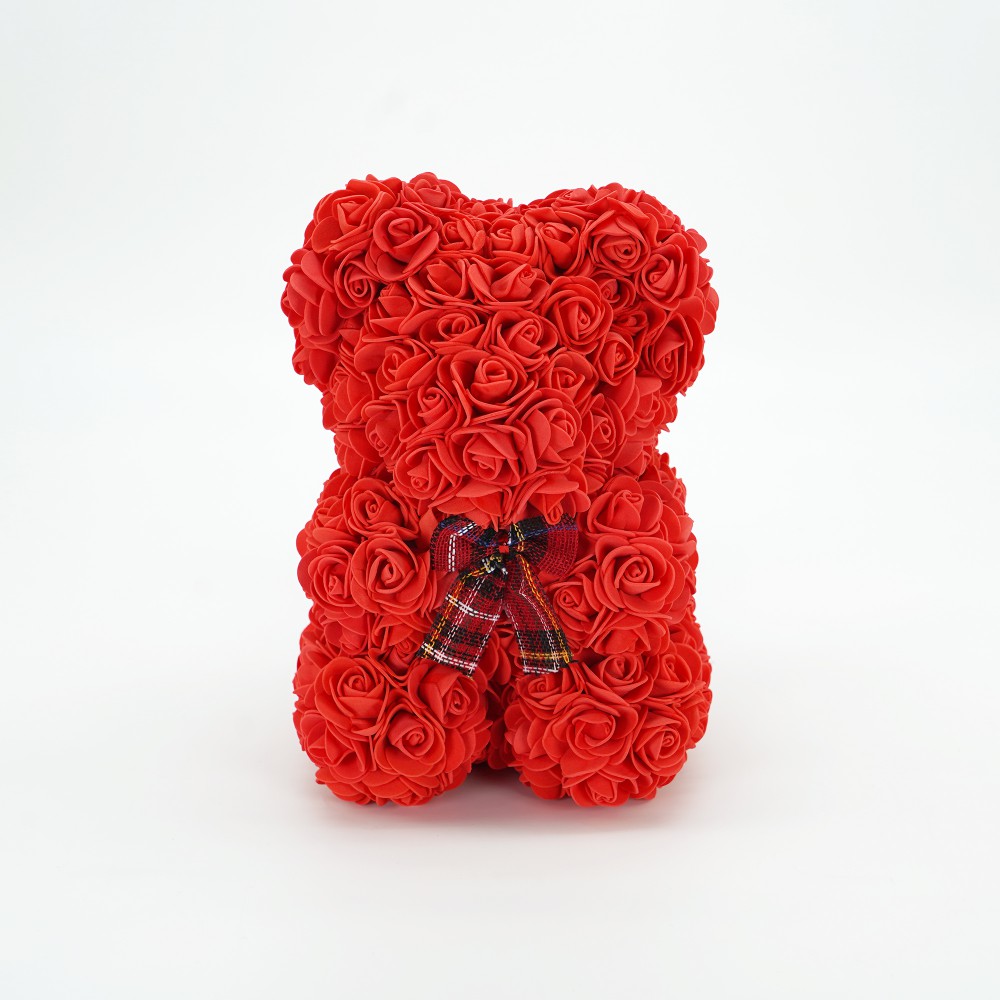 Christmas Medium Rose Bear