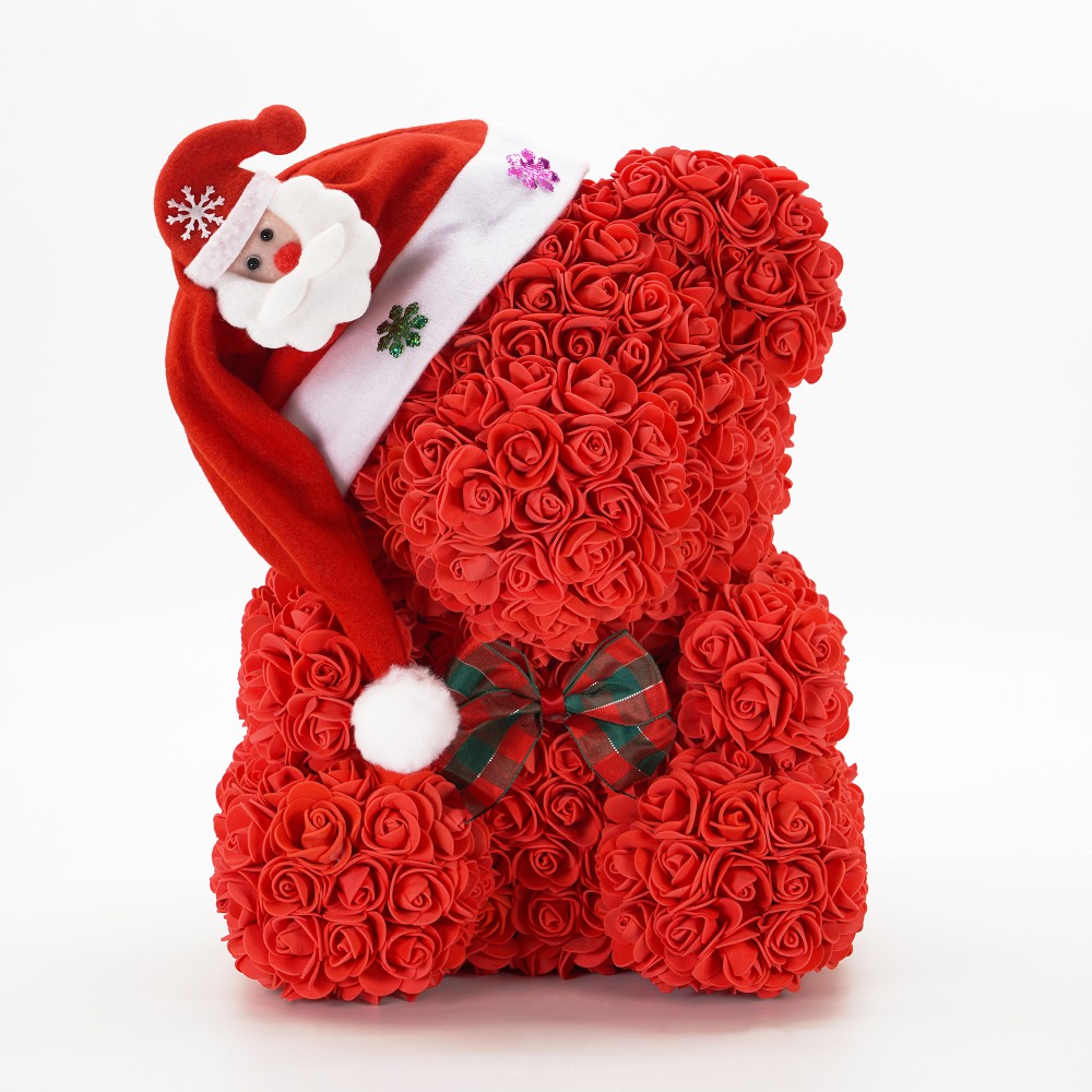 Christmas Large Rose Bear